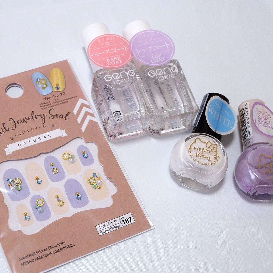 Budget Nails #1 - DAISO Edition - DIY manicure for the rainy season